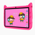 MEELANO 7 Tommer Børnetablet – Android 13 Tablet til Børn med 4GB RAM, 64GB Lager, 5G WiFi, Blå eller Pink Pink
