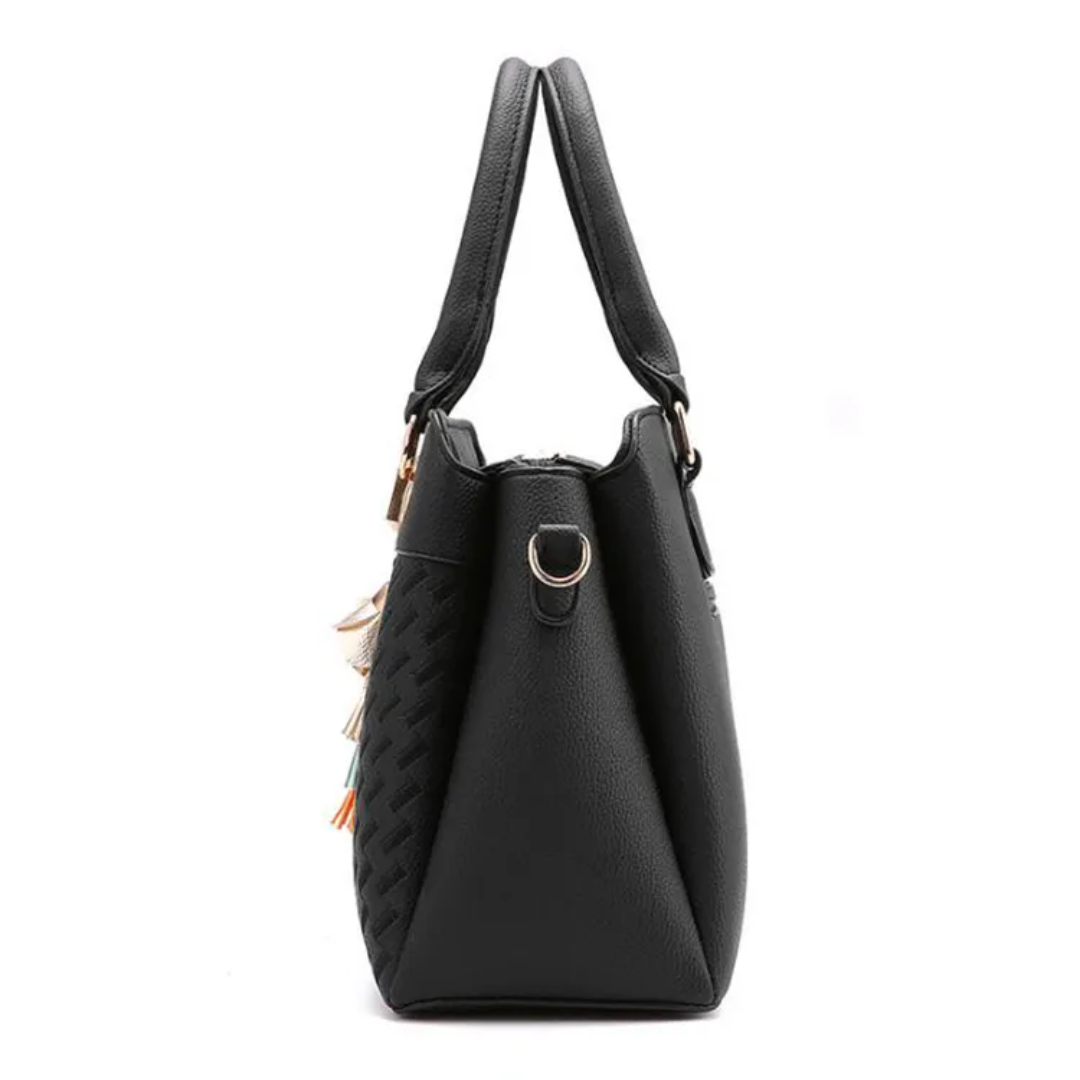 MEELANO Crossbody Taske – Charmerende Taske med Frynser og Broderi til Hverdagen