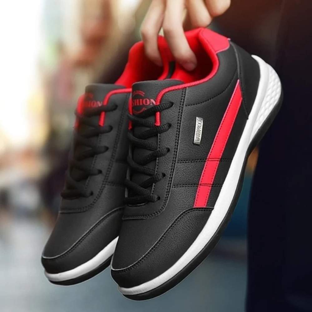 MEELANO Mands Læder Sneakers Med Komfort Og Støtte