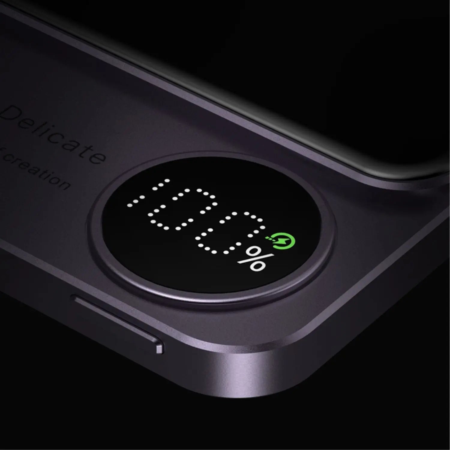 MEELANO Slank Powerbank Trådløs Magnetisk Oplader Hurtig Opladning