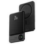 MEELANO Slank Powerbank Trådløs Magnetisk Oplader Hurtig Opladning