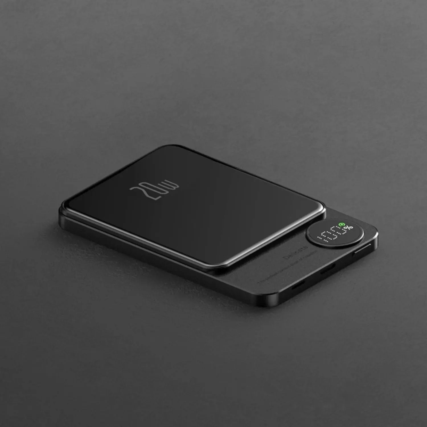 MEELANO Slank Powerbank Trådløs Magnetisk Oplader Hurtig Opladning
