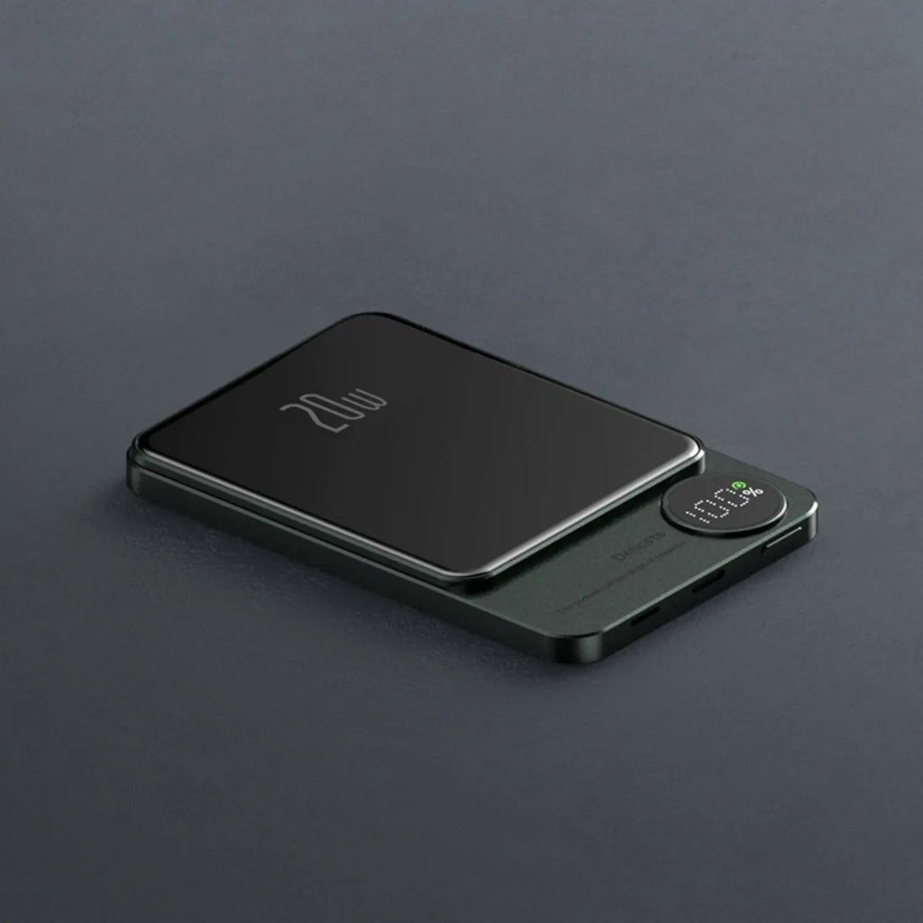 MEELANO Slank Powerbank Trådløs Magnetisk Oplader Hurtig Opladning