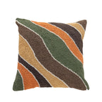 MEELANO Velour Pude Betræk Med Tuftede Sømme Og Abstrakt Solnedgang Bjerg Måne Abstrakt linje