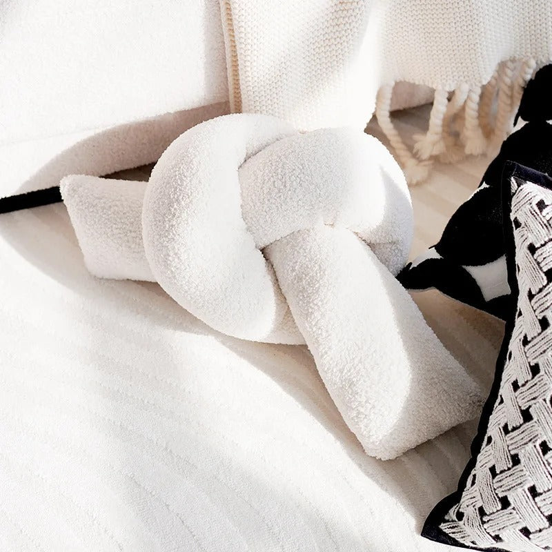 MEELANO Patchwork Pudecover Brun Creme Vintage Stil Kollektion J 10x160cm med kerne