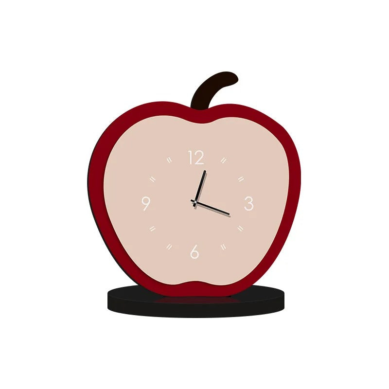 MEELANO Minimalistisk Vækkeur Med Drejet Design Og Urfunktion Til TV Møbler Og Skrivebord