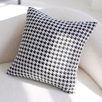 MEELANO Patchwork Pudecover Brun Creme Vintage Stil Kollektion A 45x45cm