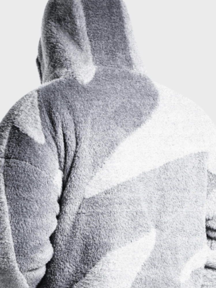 Noel | Herre Oversized Fuld Zip Jakke - Løs Sweatshirt Jakke & Streetwear Hættetrøje med Lynlås