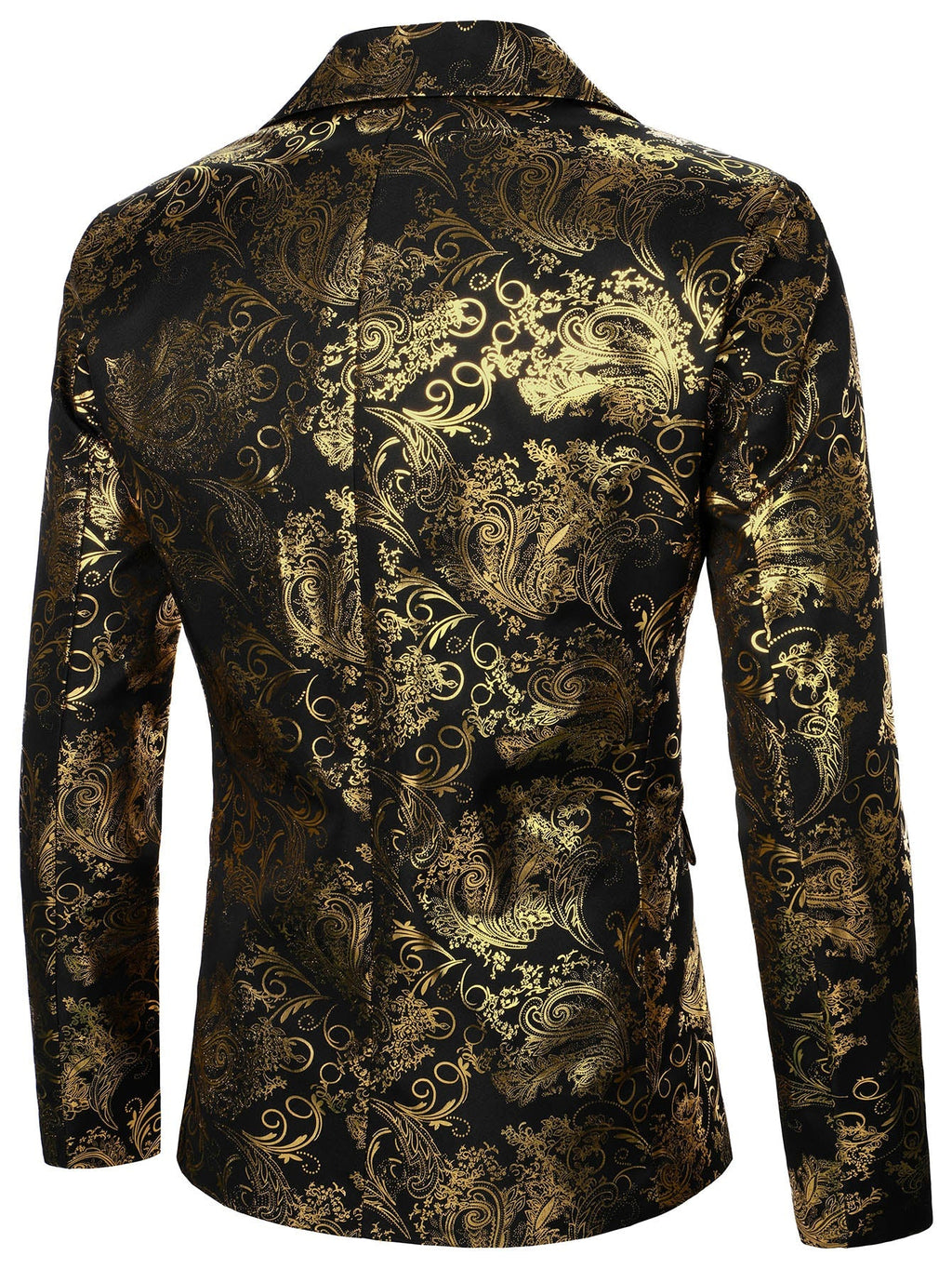 MEELANO Herre Festlig Paisley Blazer Til Festlige Begivenheder
