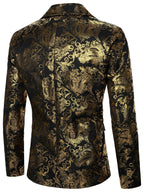 MEELANO Herre Festlig Paisley Blazer Til Festlige Begivenheder