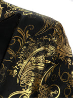 MEELANO Herre Festlig Paisley Blazer Til Festlige Begivenheder