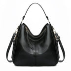 MEELANO Hobo Taske – Elegant Vintage Taske Stor og Rummelig til Daglig Brug Sort