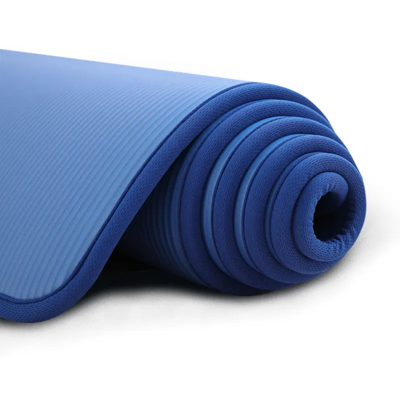 MEELANO Ekstra Tyk Skridsikker Yogamåtte Blå