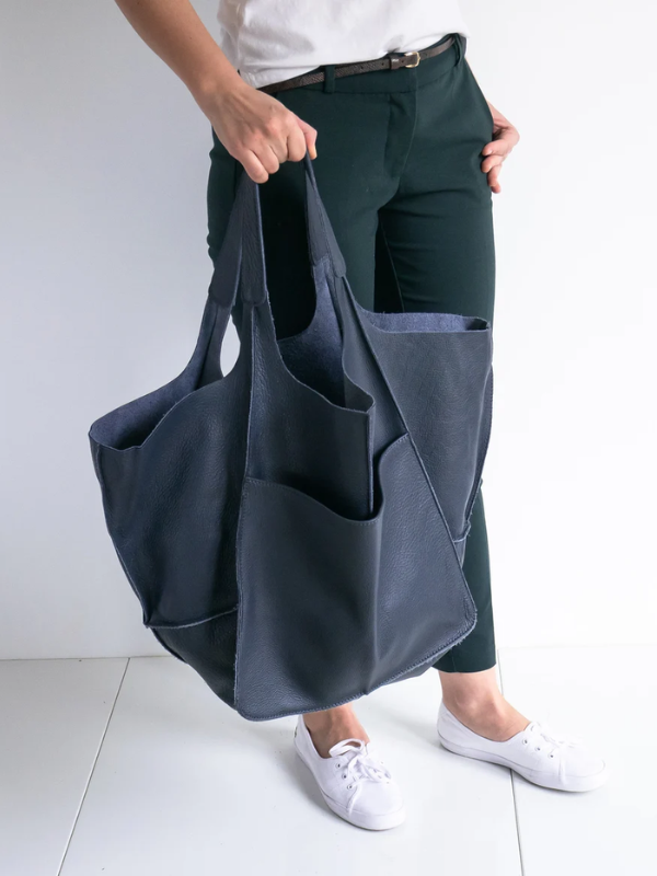 MEELANO Retro Strandtaske – Håndlavet Stor og Rummelig Taske i Klassisk Unikt Design