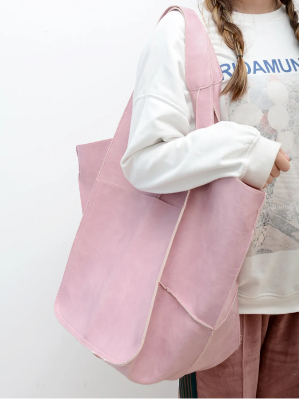 MEELANO Retro Strandtaske – Håndlavet Stor og Rummelig Taske i Klassisk Unikt Design
