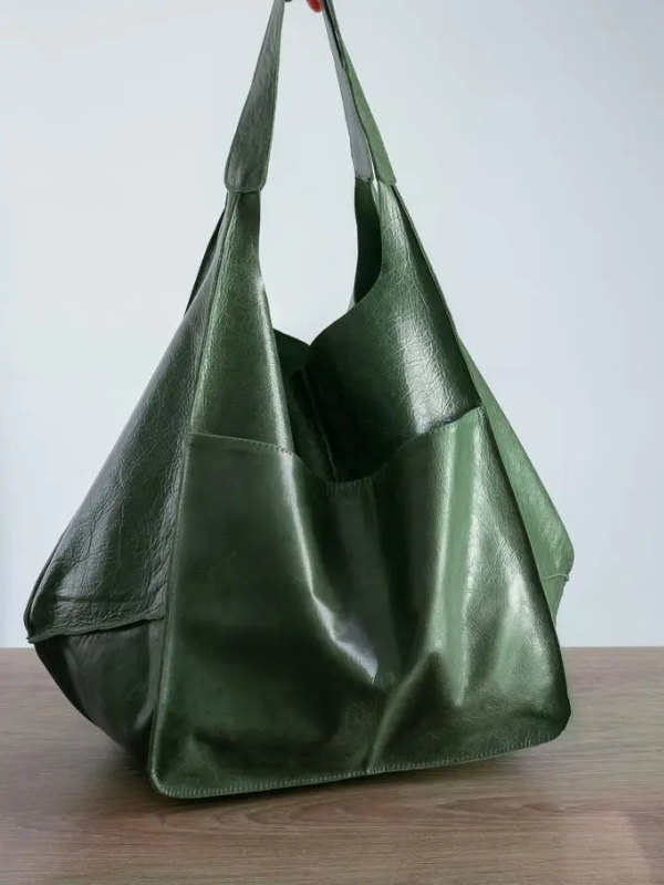 MEELANO Retro Strandtaske – Håndlavet Stor og Rummelig Taske i Klassisk Unikt Design