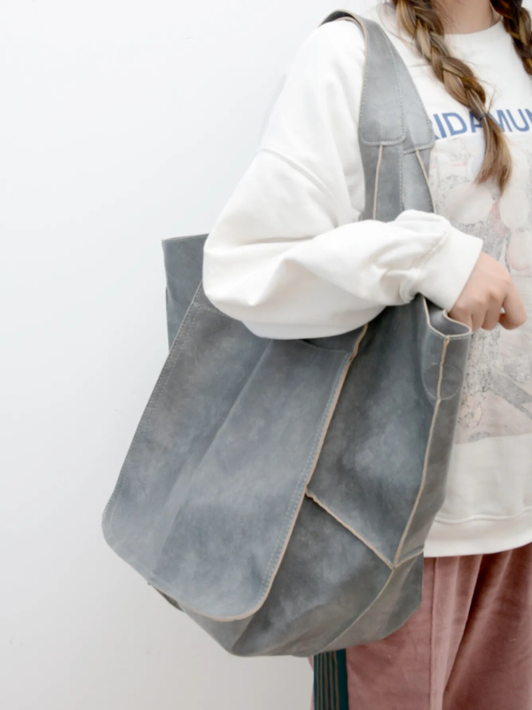 MEELANO Retro Strandtaske – Håndlavet Stor og Rummelig Taske i Klassisk Unikt Design