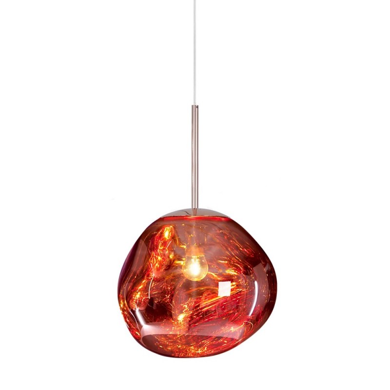 MEELANO Melt-pendlen – Kunstnerisk elegance til dit hjem Rød