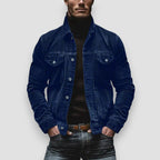 MEELANO Alore | Herre Wide Leg Jeans - Trendy Jeans med Brede Ben & Loose Fit Blå