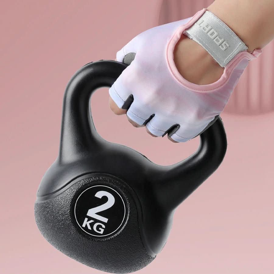 MEELANO Sports- og Fitnesshandsker – Træningshandsker med Halvfinger til Fitness, Kettlebell & Cykling, Unisex, S–L – GripMax