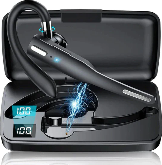 MEELANO Bluetooth Headset Med Mikrofon Og Støjreduktion Til Opkald