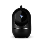 Roterende WiFi-indekamera – Babykamera & Hundekamera med 355° Rotation, Automatisk Tracking, 1080p, Uden Abonnement – HomeView Mini