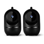 Roterende WiFi-indekamera – Babykamera & Hundekamera med 355° Rotation, Automatisk Tracking, 1080p, Uden Abonnement – HomeView Mini