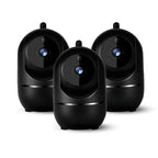 Roterende WiFi-indekamera – Babykamera & Hundekamera med 355° Rotation, Automatisk Tracking, 1080p, Uden Abonnement – HomeView Mini