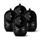 Roterende WiFi-indekamera – Babykamera & Hundekamera med 355° Rotation, Automatisk Tracking, 1080p, Uden Abonnement – HomeView Mini