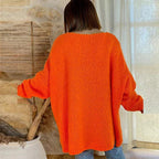 MEELANO Peace & Love | Strikket Sweater til Damer