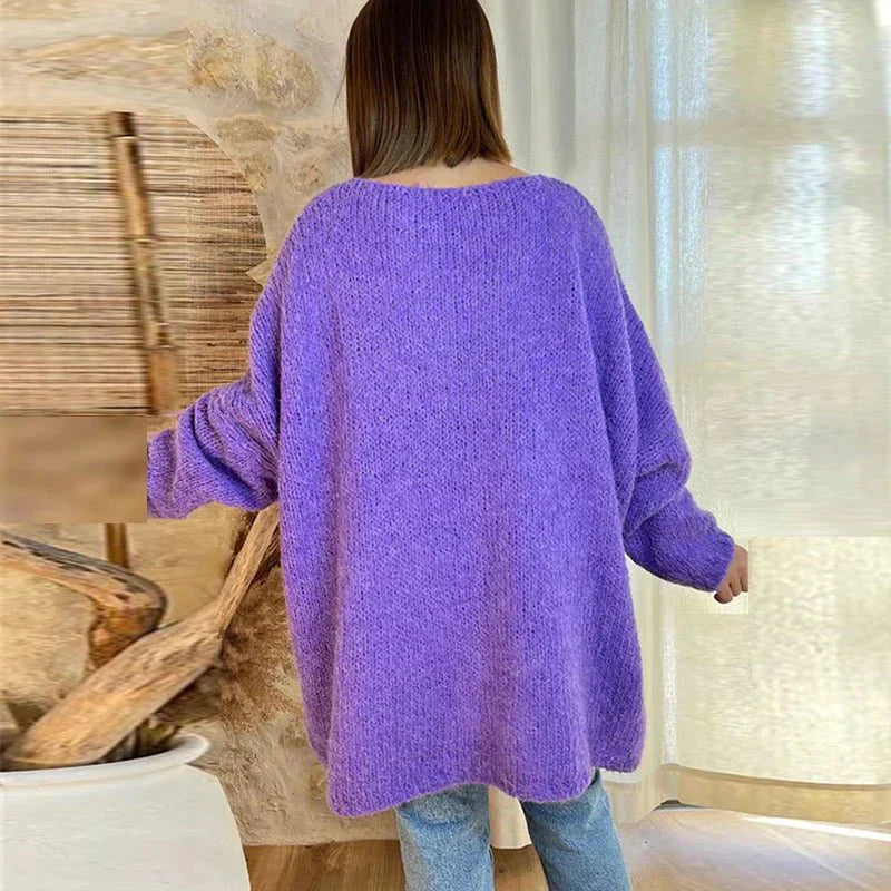MEELANO Peace & Love | Strikket Sweater til Damer