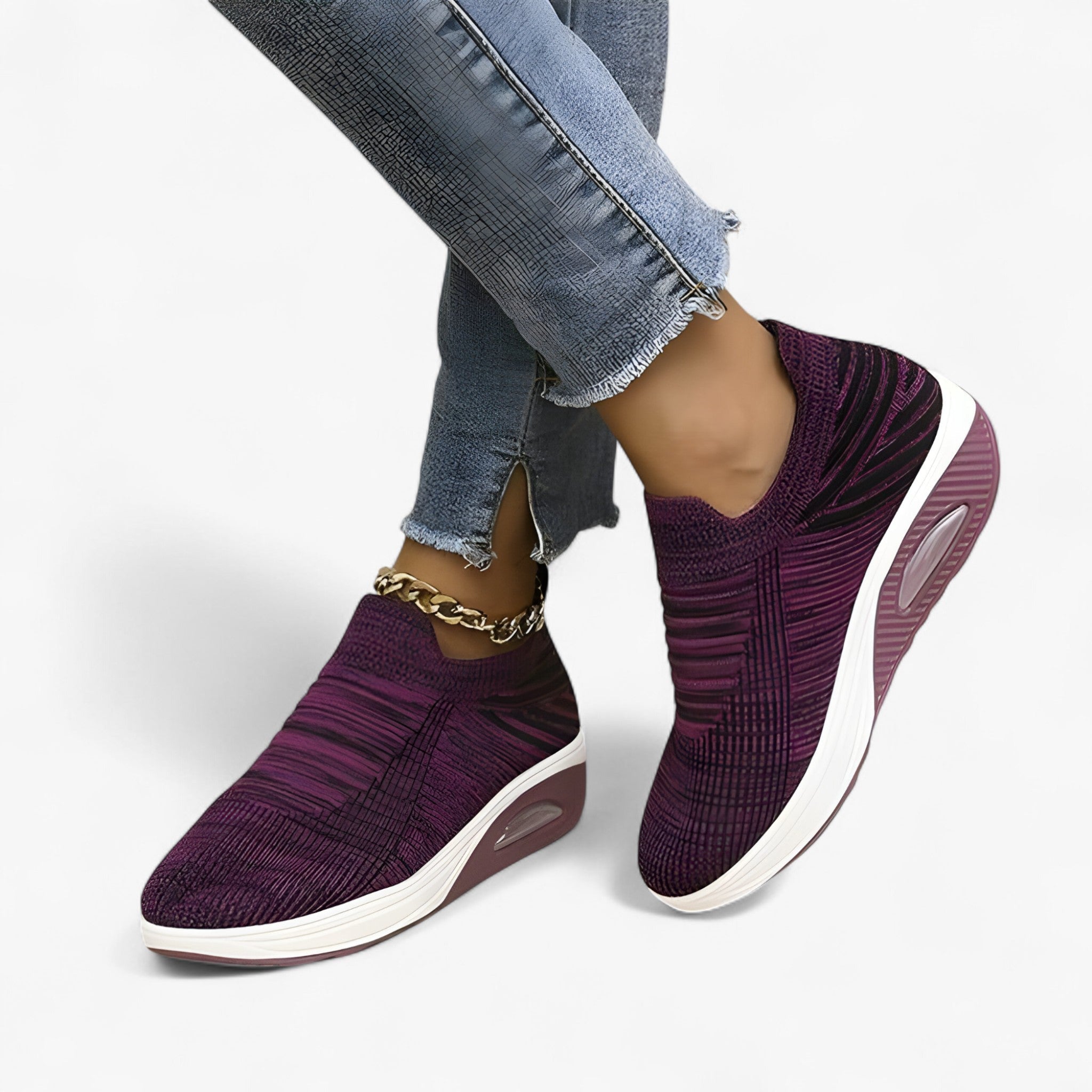 Dôre | Dame Slip-In Sneakers - Lette & Åndbare Fritidssko uden Snørebånd