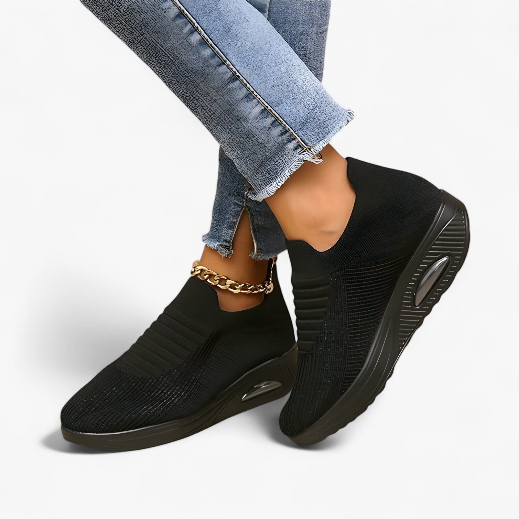 Dôre | Dame Slip-In Sneakers - Lette & Åndbare Fritidssko uden Snørebånd