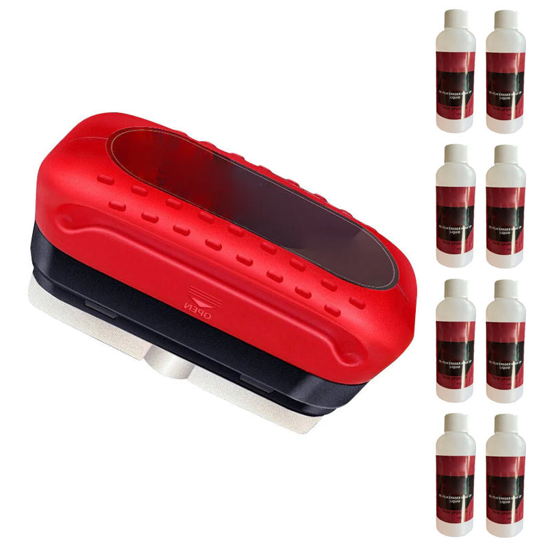 MEELANO Vandafvisende Glasrensebræt Forruden Hydrofobisk Belægning 1*rengøringsbørste + 8*100ml genopfyldningsvæske