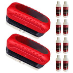 MEELANO Vandafvisende Glasrensebræt Forruden Hydrofobisk Belægning 2*rengøringsbørste + 8*100ml genopfyldningsvæske