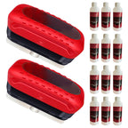 MEELANO Vandafvisende Glasrensebræt Forruden Hydrofobisk Belægning 2*rengøringsbørste + 12*100ml genopfyldningsvæske