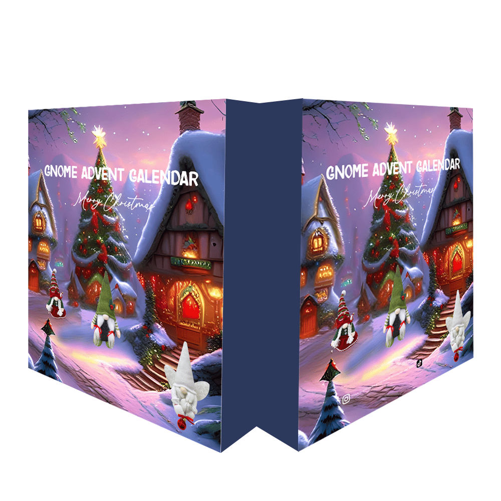 Magisk Julekalender – Nisse-julekalender med 24 Nissebamser, Nedtælling til Jul & Julepynt – ElfAndChill
