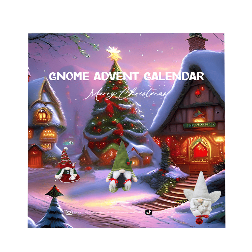 Magisk Julekalender – Nisse-julekalender med 24 Nissebamser, Nedtælling til Jul & Julepynt – ElfAndChill
