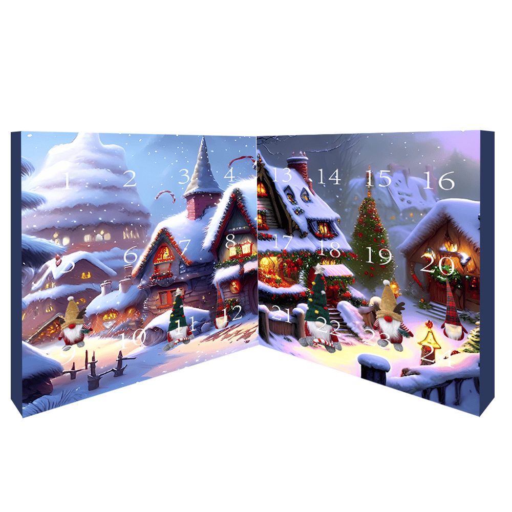 Magisk Julekalender – Nisse-julekalender med 24 Nissebamser, Nedtælling til Jul & Julepynt – ElfAndChill