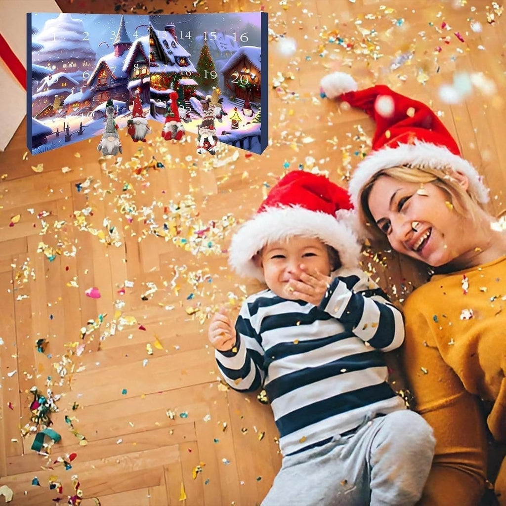Magisk Julekalender – Nisse-julekalender med 24 Nissebamser, Nedtælling til Jul & Julepynt – ElfAndChill