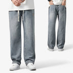 MEELANO Roque | Herre Wide Leg Jeans med Brede Ben - Løse Cowboybukser & Wide Fit Denim
