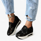 Roque | Dame Broderede Sko - Elegante & Komfortable Loafers med Blomsterbroderi