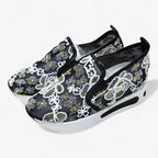Roque | Dame Broderede Sko - Elegante & Komfortable Loafers med Blomsterbroderi