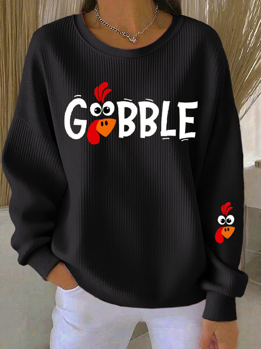 Dôre - Dame Sweatshirt med Ærmegrafik - Casual Trøje Eksempel