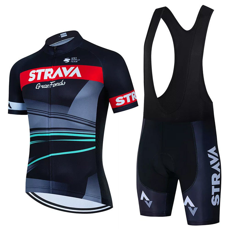 MEELANO Cykeltrøje Kombisæt – Åndbart Cykeltøj med Raglanærmer, YKK-lynlås & Ryglommer, 8 Farver, S–3XL – Wilshire Grå