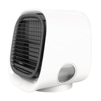 Kompakt Aircooler – 2-i-1 Luftkøler og Luftfugter til Hjem eller Kontor – Stille Mini Aircondition til Skrivebord & Natbord