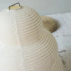 MEELANO SabiGlow – Kunstnerisk Wabi Sabi Rispapir Gulvlampe med Justerbart Stativ